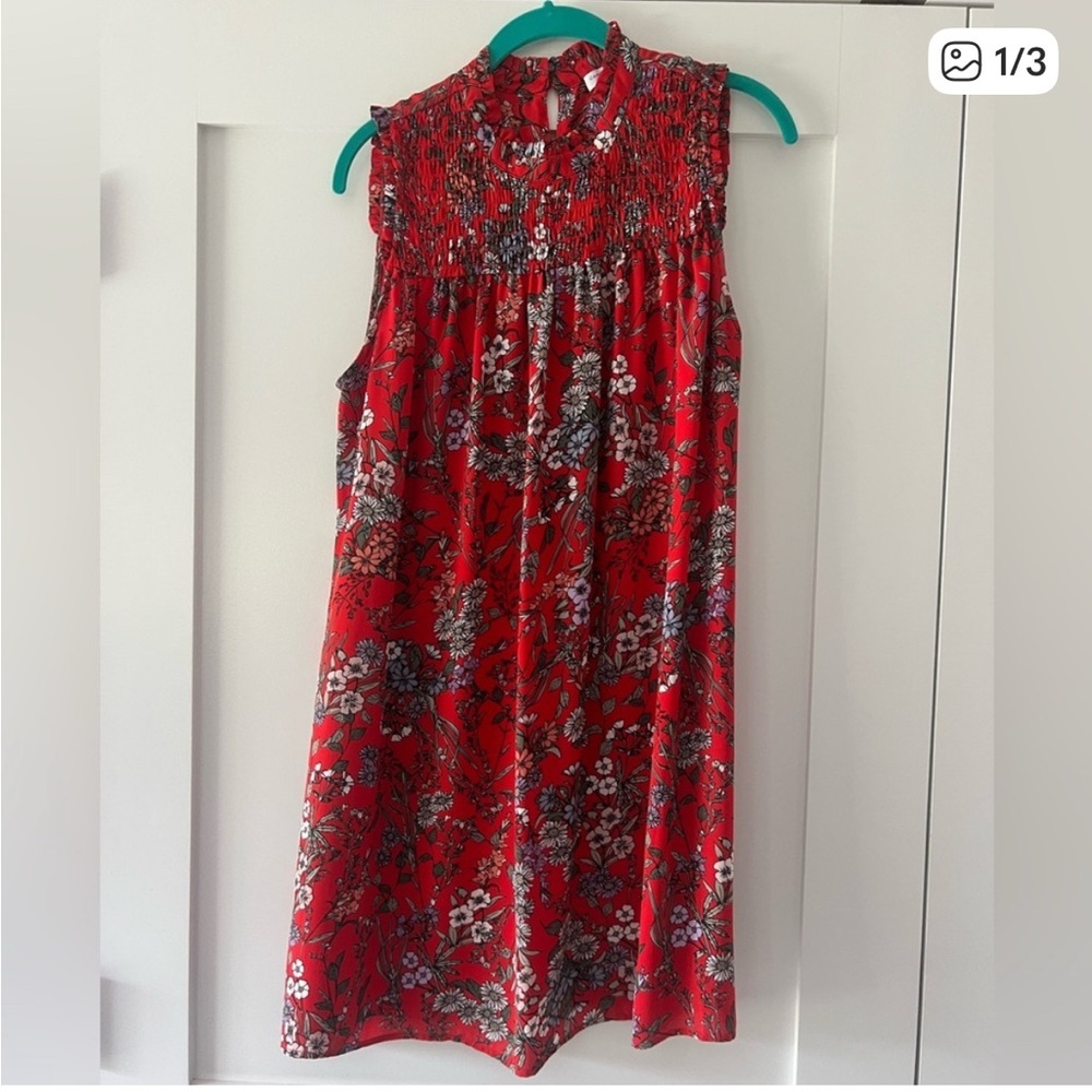 Carolina Belle Red Floral Dress